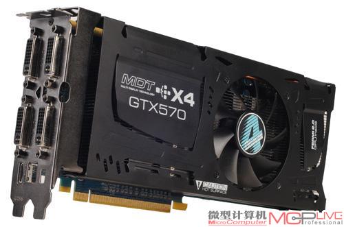 影驰GTX570四星黑将版显卡细节图赏