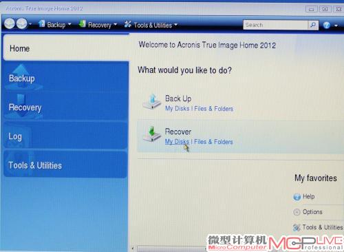 31.选择“Recover”下的“My Disks”。