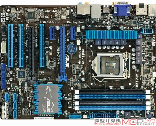 Intel H77 LGA 1155 SATA 3Gb/s×4 SATA 6Gb/s×2 参考价格799